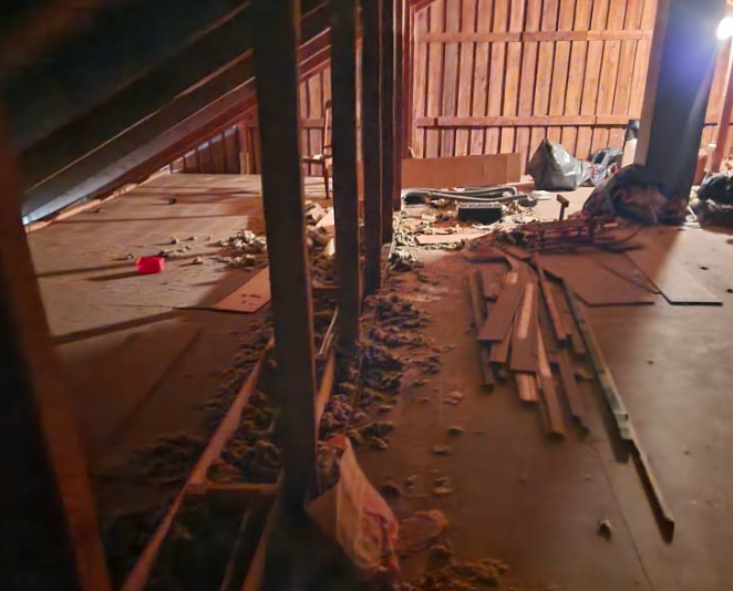 Bortforsling av gammalt material